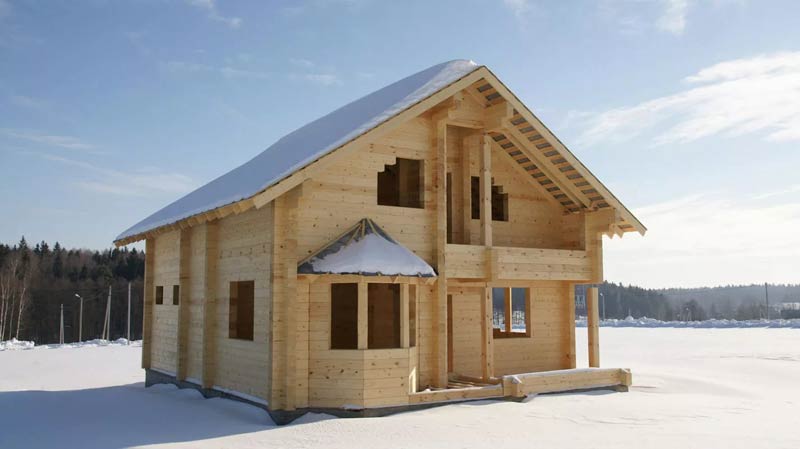 Теплые дома из бруса под ключ: как построить, какое сечение бруса выбрать