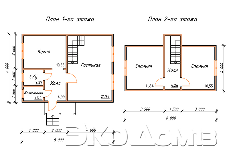 Дом (каркас) 6 (6х8 м) в Саранске
Дом (каркас) 6 (6х8 м)