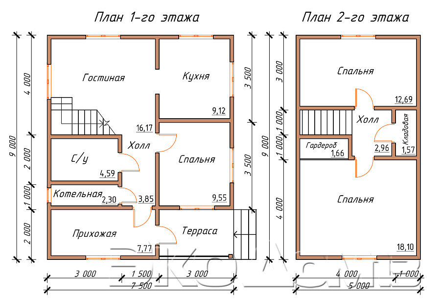 Дом № 13 (7,5х9 м) в Саранске
Дом № 13 (7,5х9 м)